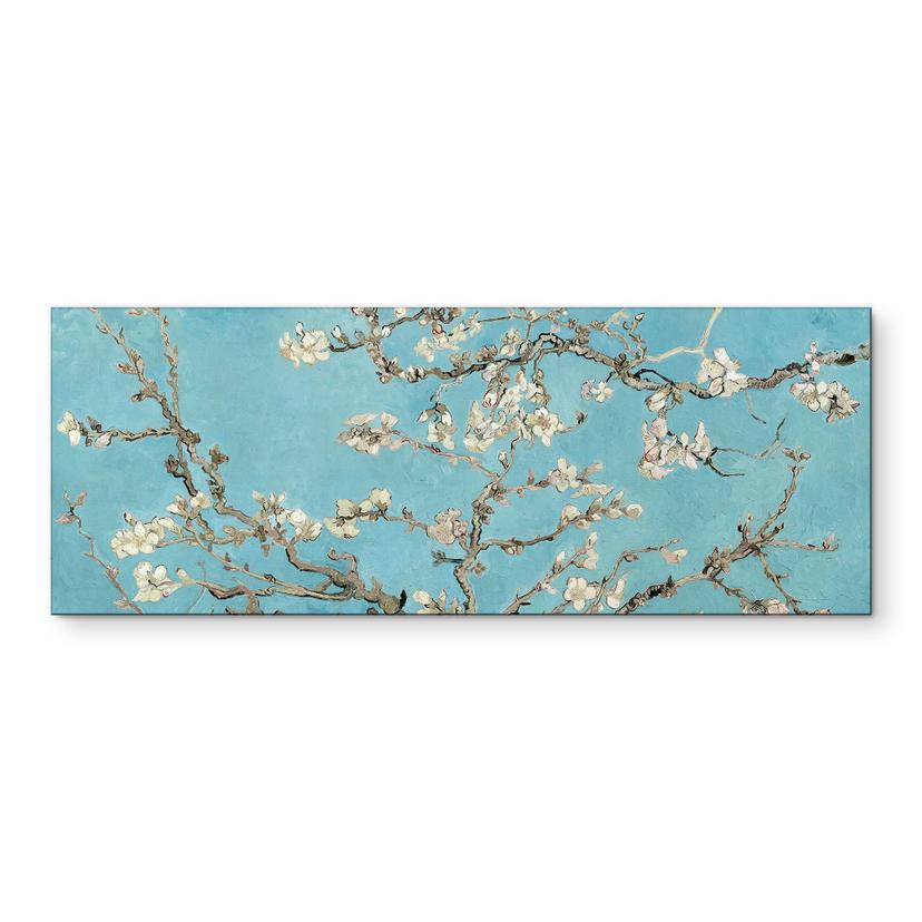Wandbild van Gogh - Mandelblüte - Panorama - Alu-Dibond