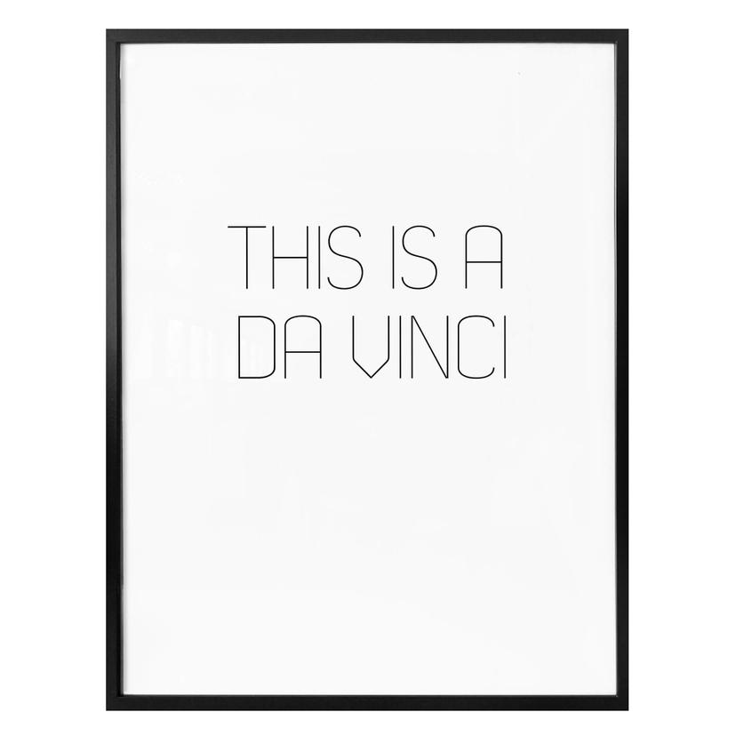 Póster Esto es un da Vinci