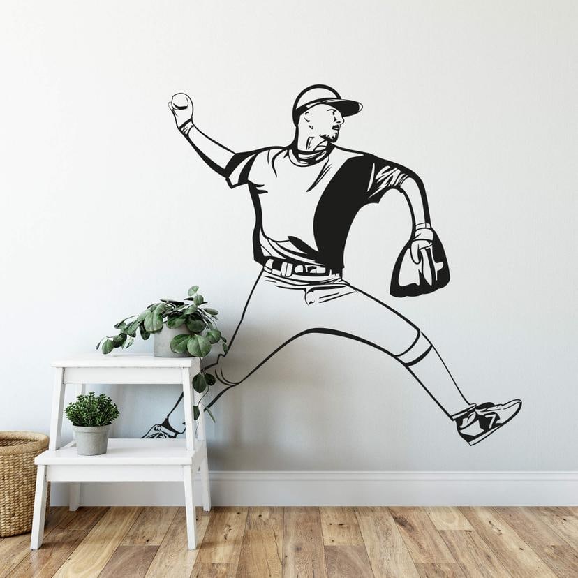 Sticker mural - Baseball 9