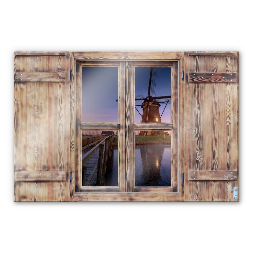 GlasTrompe L'oeil - Pablo - Kinderdijk 2