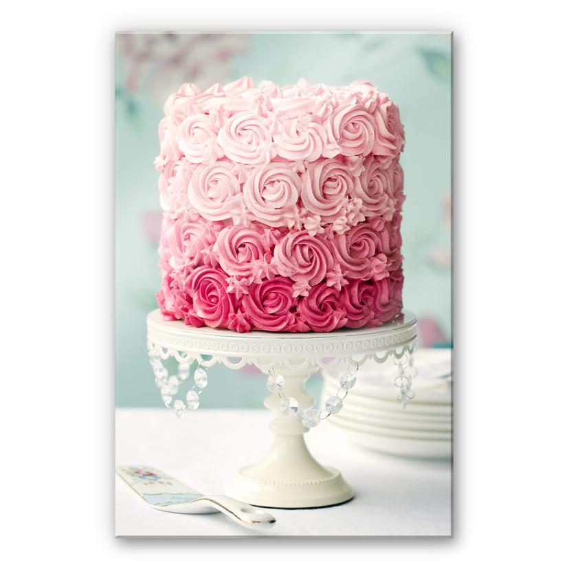Pannello paraschizzi - Torta di rose - verticale