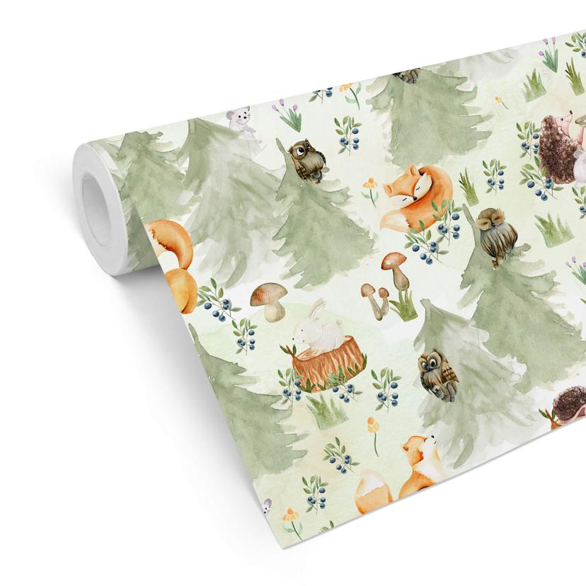 Mønstertapet UN Designs - Skovdyr