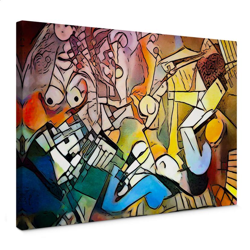 Lienzo Zamart - Homenaje a Picasso - Las mujeres
