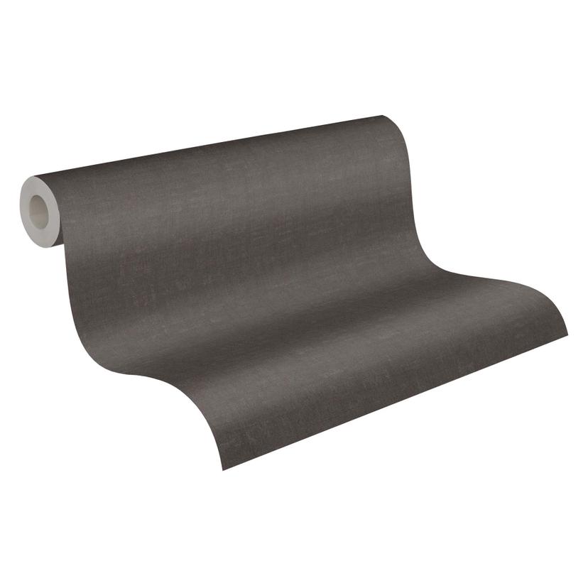 Papel pintado no tejido negro antracita - papel pintado moderno de alta calidad para el salón