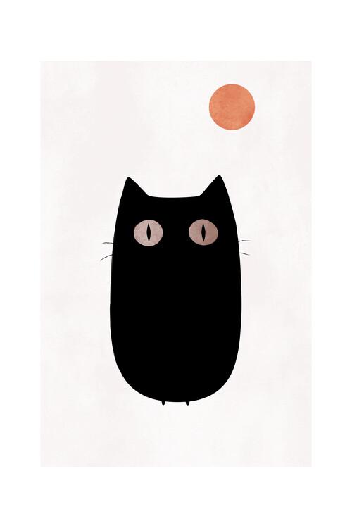 Kunstplakat Kubistika - Katten, plakat (40 x 60 cm)