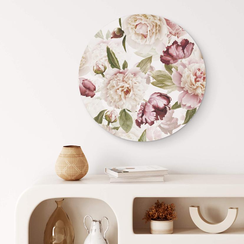 Stampa in Alu-Dibond UN Designs - Vintage tondo