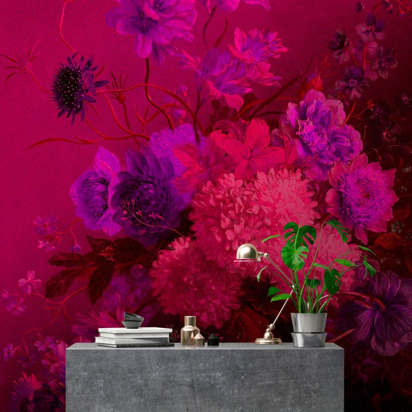 Fotomural Paredes de Patel bouquet vibrant 2