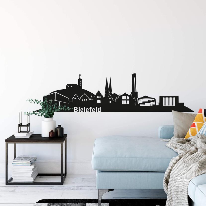 Wandtattoo Bielefeld Skyline