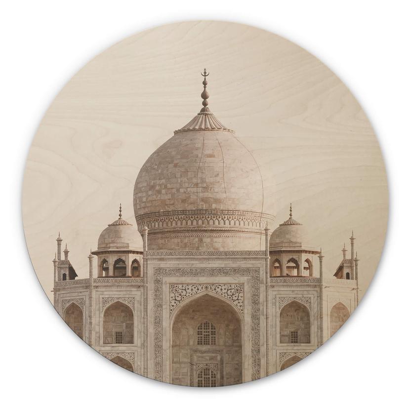 Cuadro de madera Annie - Taj Mahal - Redondo