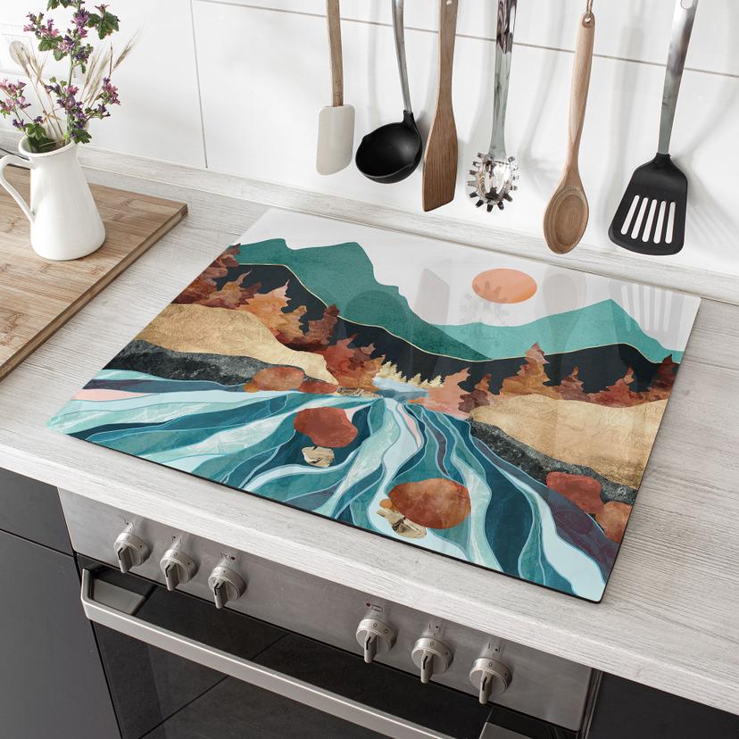 Piastra coprifornello mountain country river - SpaceFrog Designs