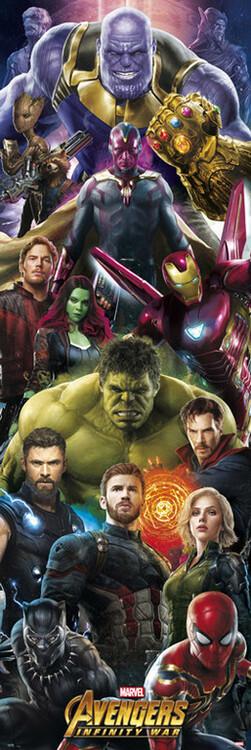 Filmplakat Marvel: Avengers - Infinity War, plakat (53 x 158 cm)