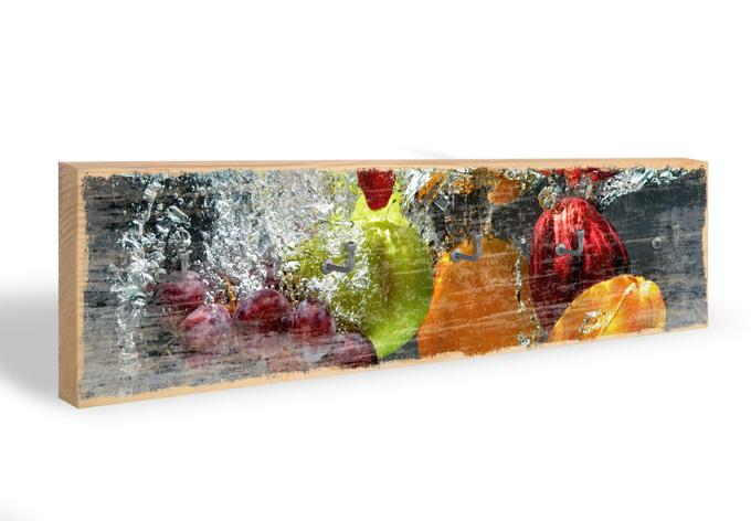 Sleutelbord Verfrissend Fruit + 5 Haken