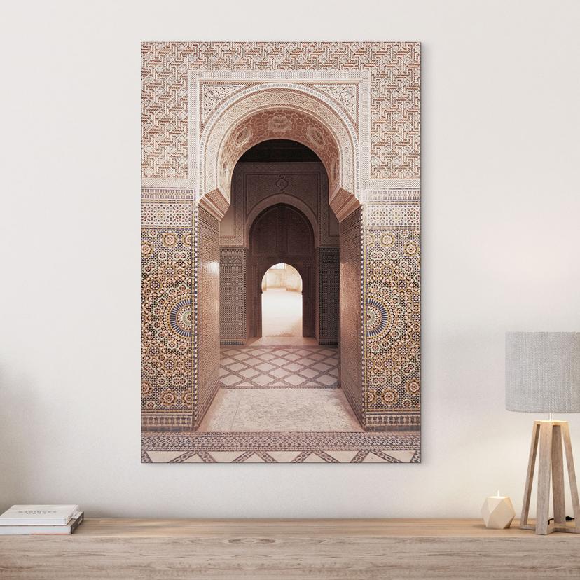 Stampe per pareti Porta orientale con mosaici - Sisi & Seb - Alu-Dibond
