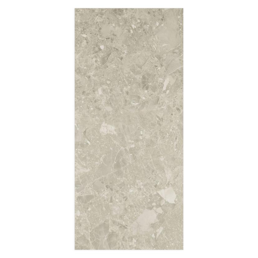 Lámina para puertas hormigón terrazo claro, aspecto piedra