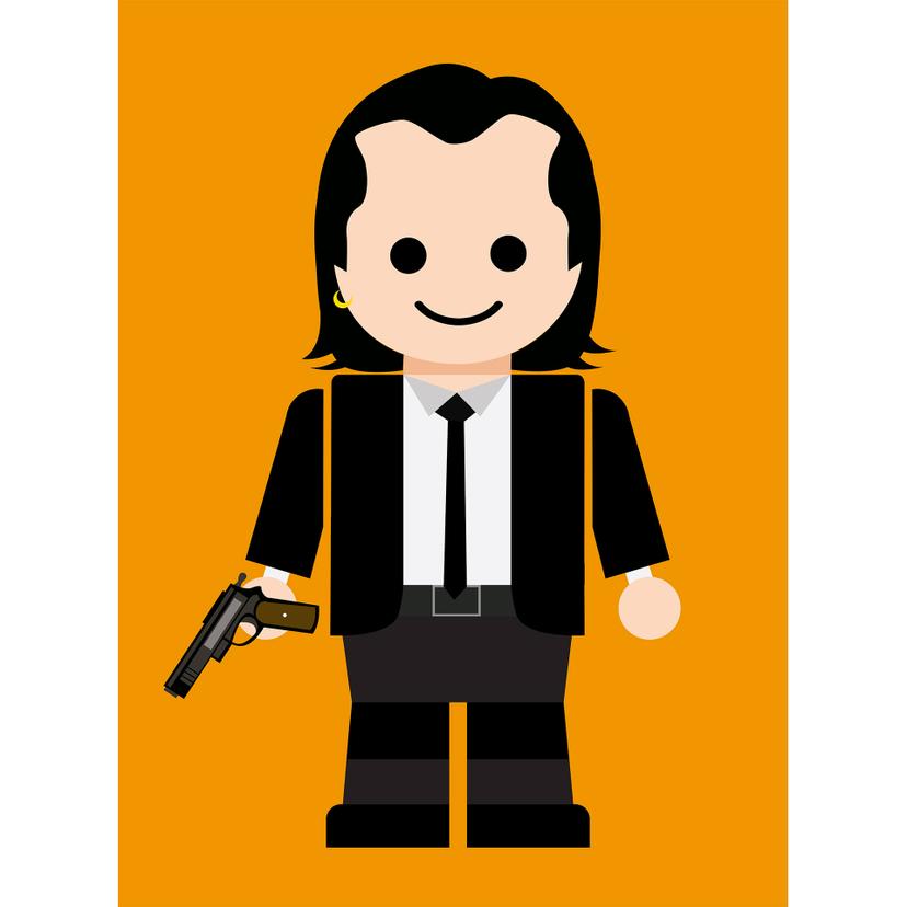 Fotomurale omes - Pulp Fiction - Vincent Vega