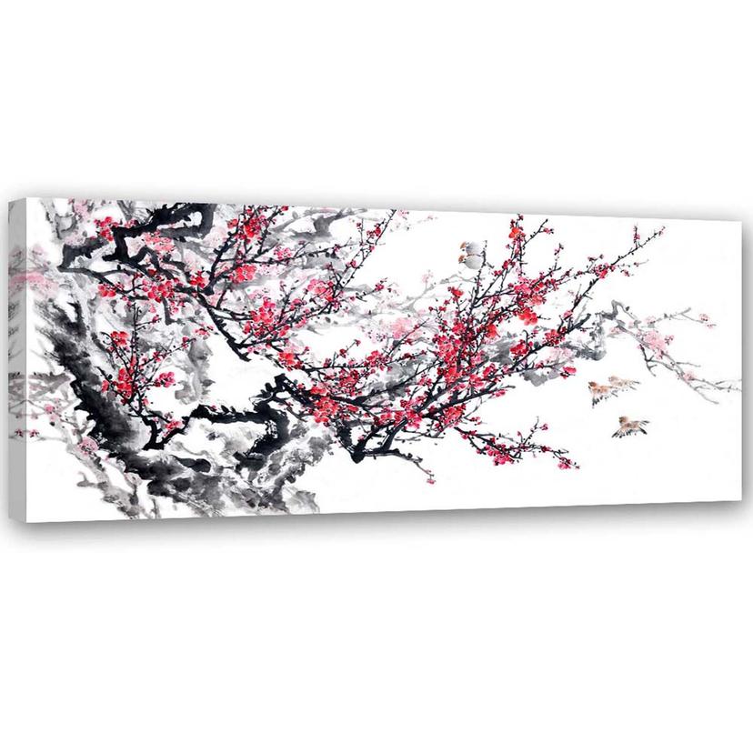 Canvasbillede, Japanske kirsebærblomster