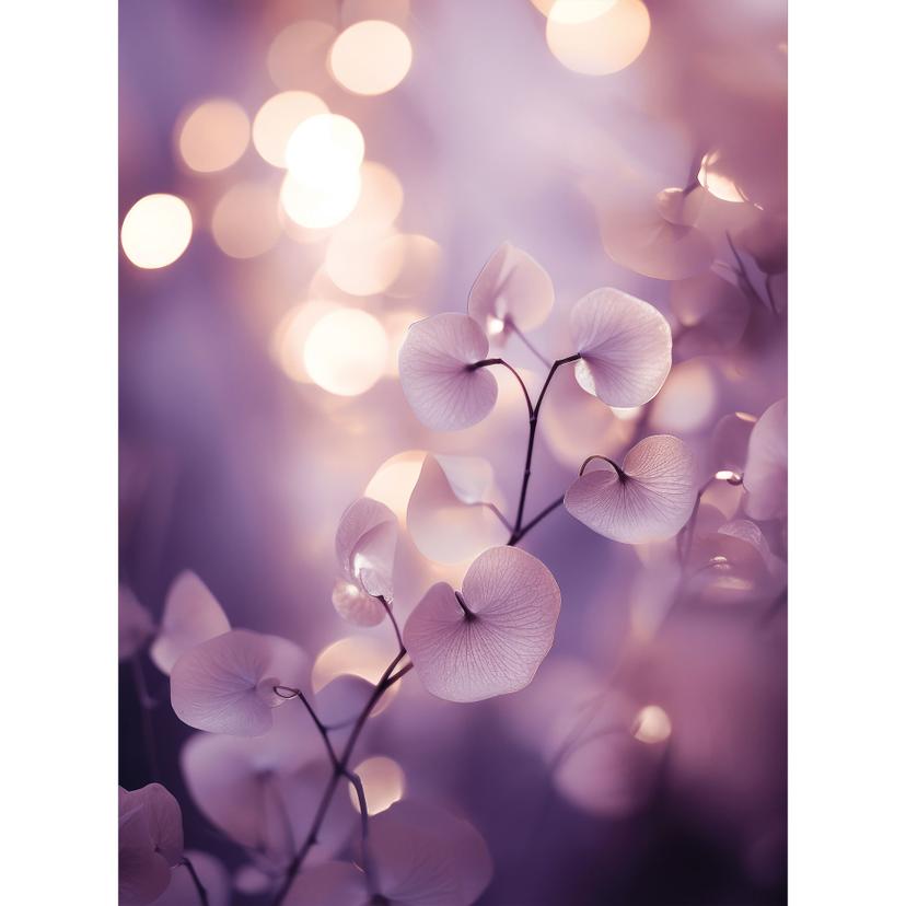 Delicata orchidea in viola | Fotomurale floreale - Treechild