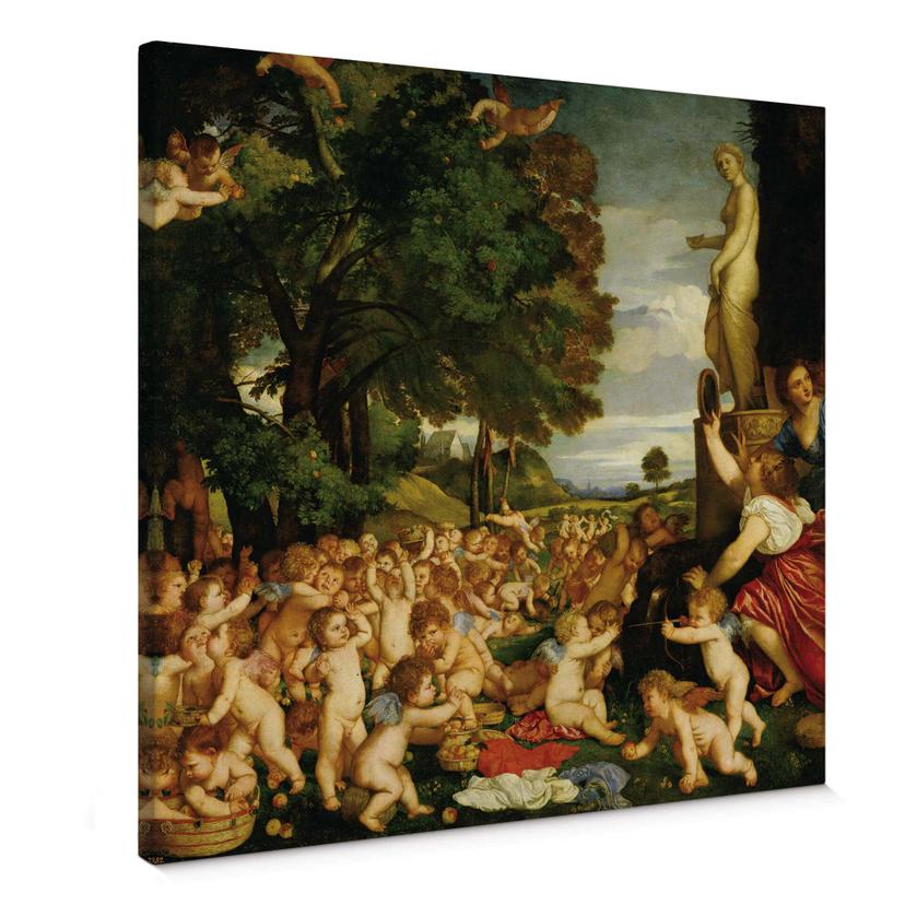 Lienzo Tiziano - La fiesta de Venus