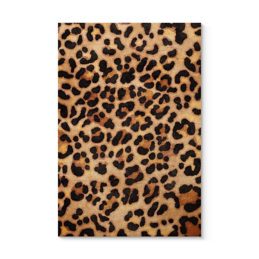 Cuadro de madera Leopardo salvaje - Animal Print - Tunaboylu