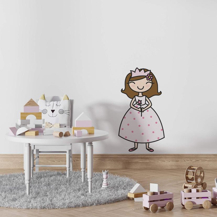 Sticker mural - Princesse