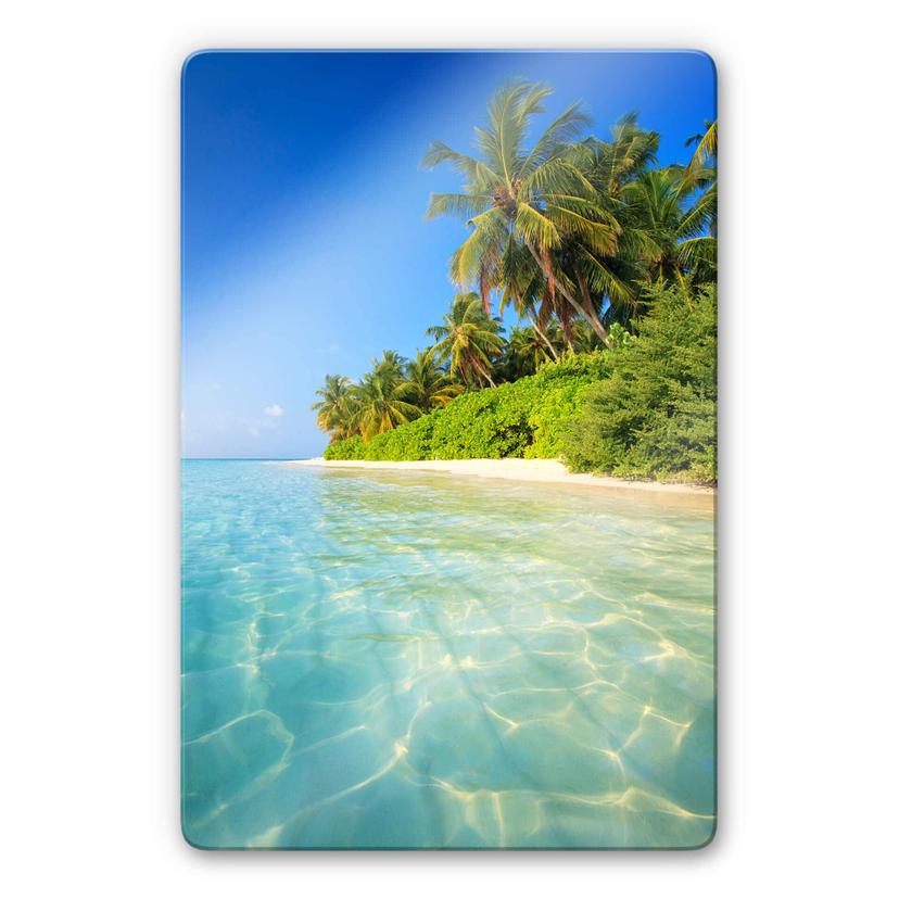 Tableau en verre Colombo - Les Maldives