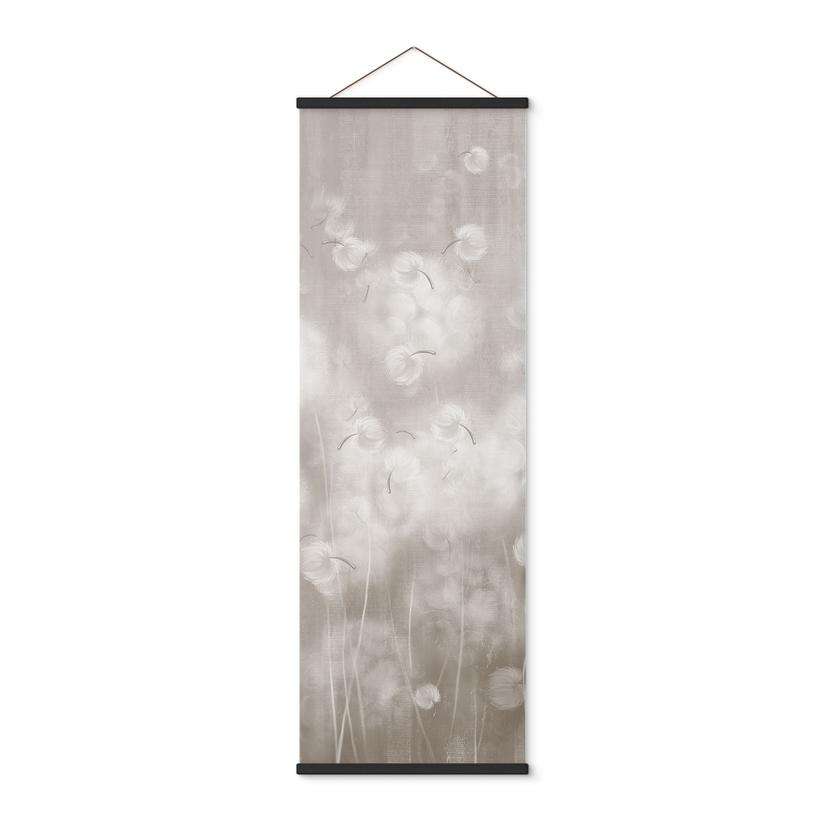 Textielposter Dandelions Dream in Beige - Ms Tiff - Panorama