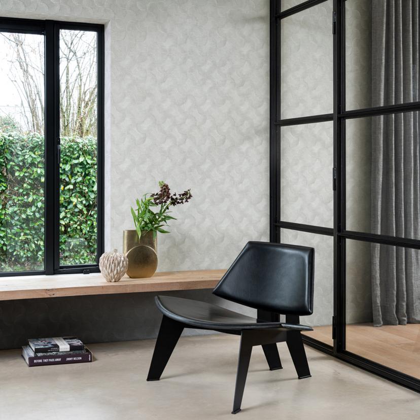 mønster tapet, non-woven tapet Sky Lounge platin grå