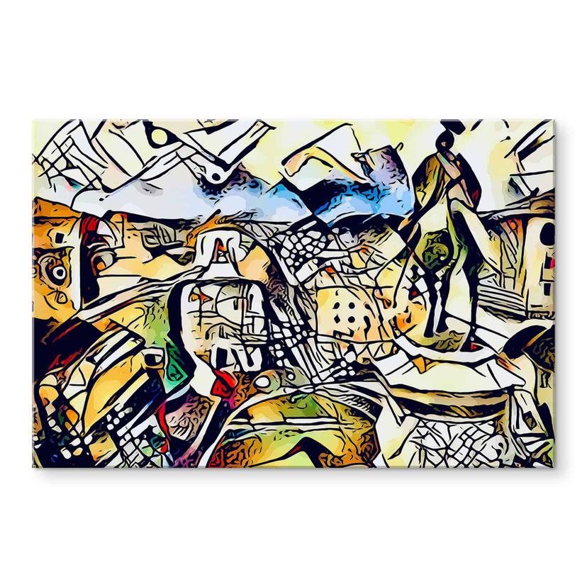 Akrylbillede Zamart - Kandinsky møder Rom