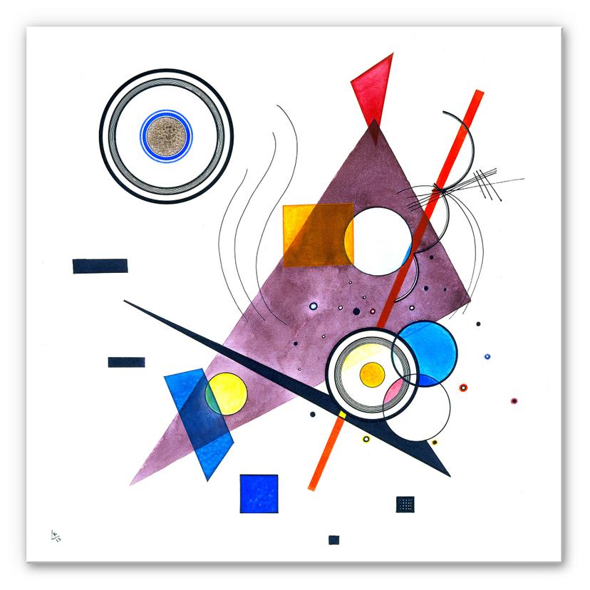 Wandbild Kandinsky - Komposition II