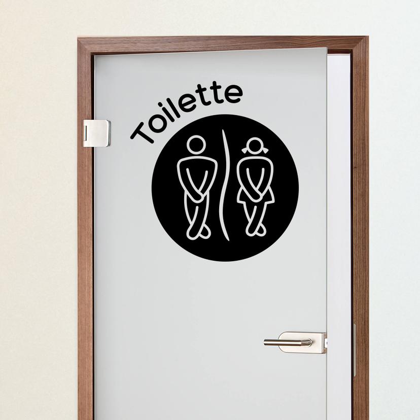 Wandtattoo Toilette 1