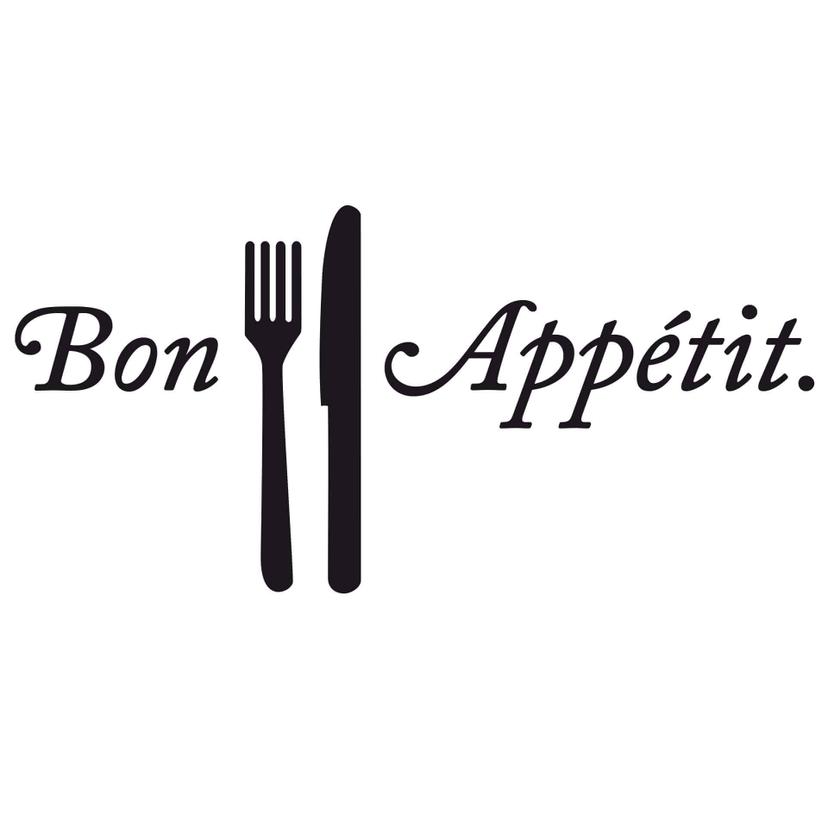 Adesivo murale - Bon Appétit
