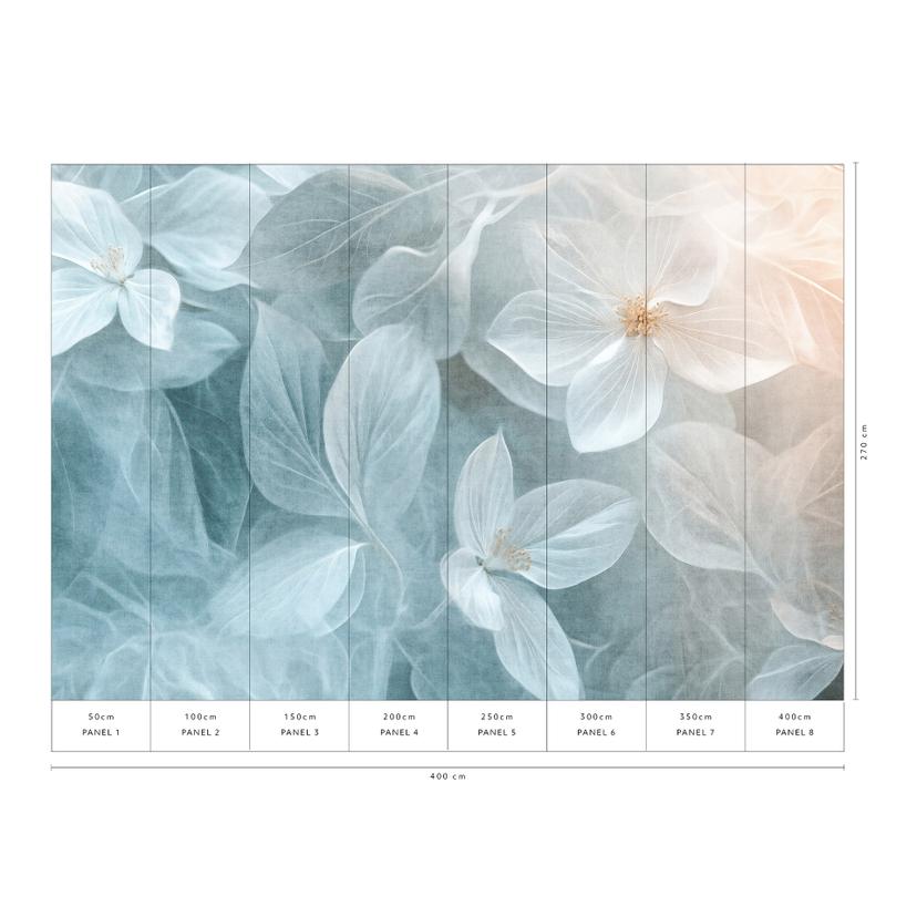 Fotomurale Guido Maria Kretschmer Dreaming Garden - Edizione d'arte 2 blu chiaro