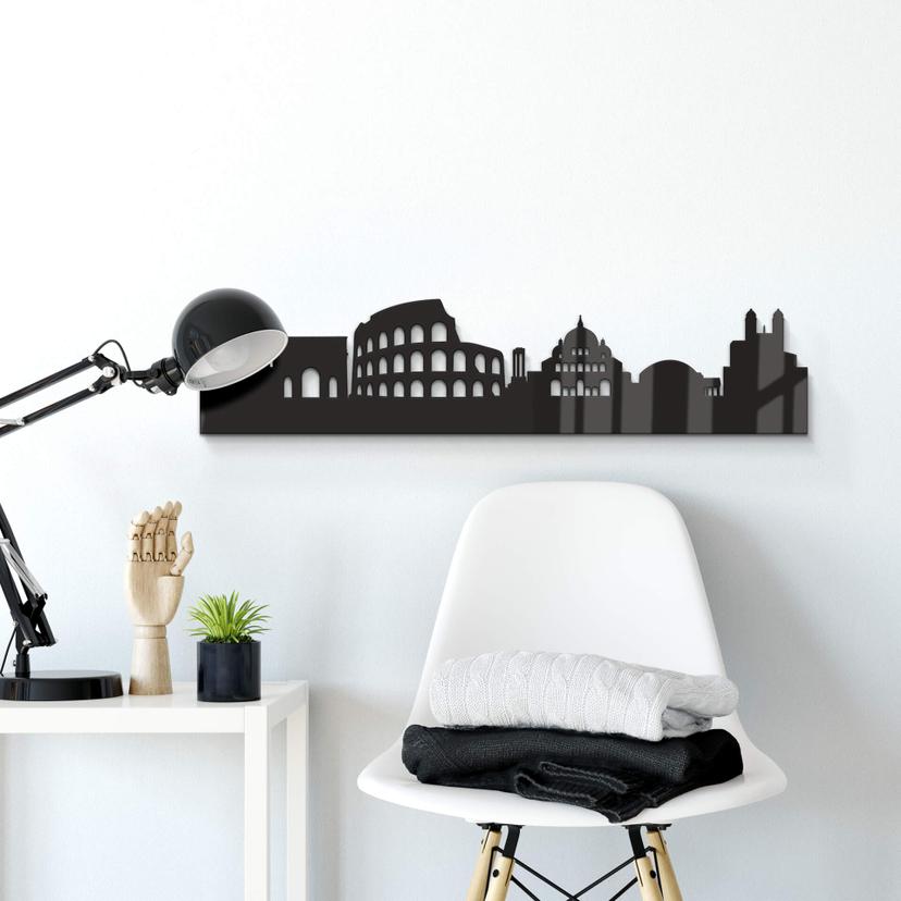 Decoración acrílica skyline Roma