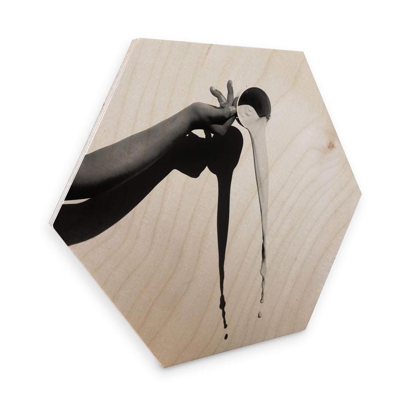 Hexagon Hout Berkenfineer - Cup of Milk