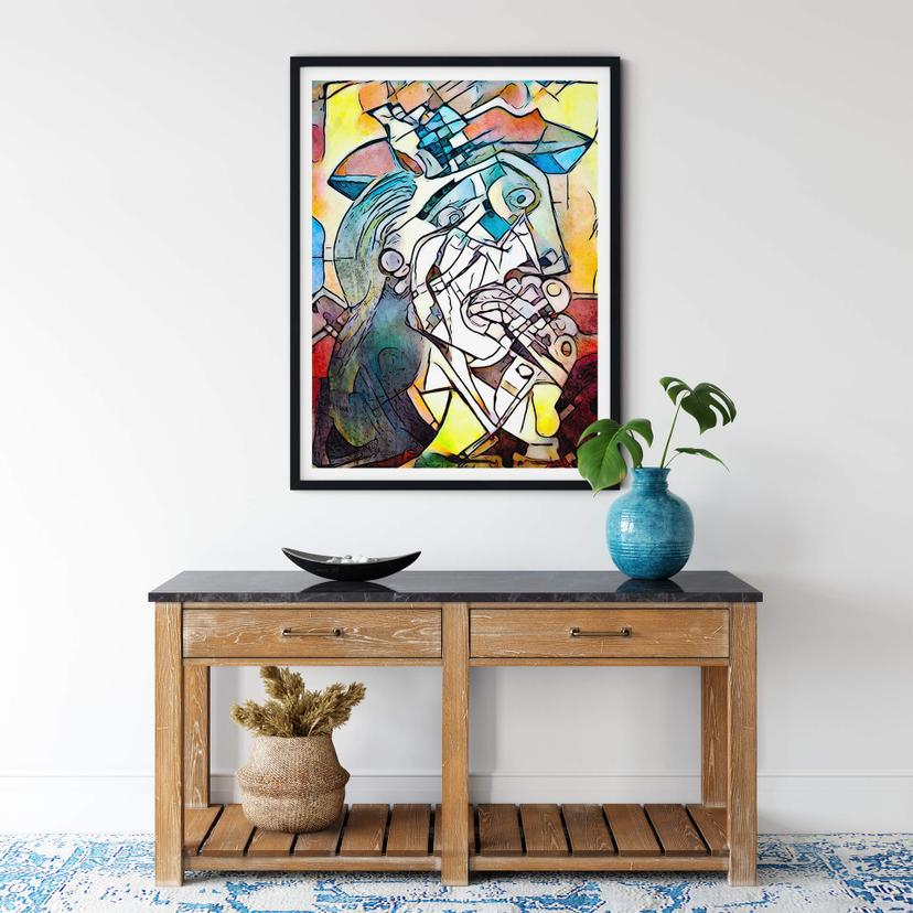 Poster Zamart - Hommage à Picasso - La femme