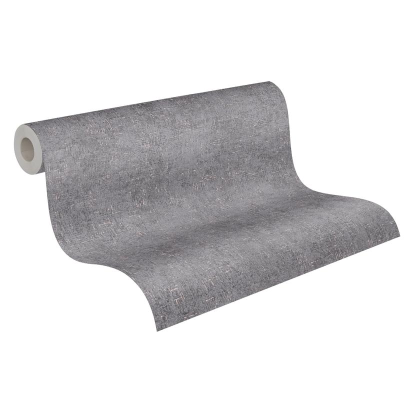 A.S. Création Trendwall 2 - Papier peint intissé uni, gris