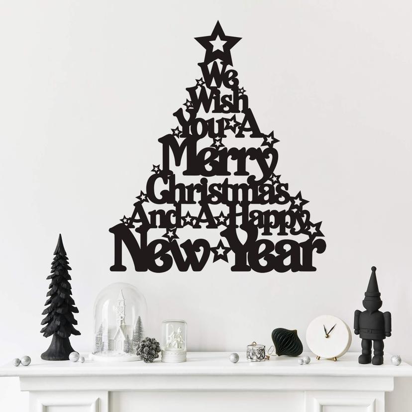 Wallsticker We wish you a merry Xmas