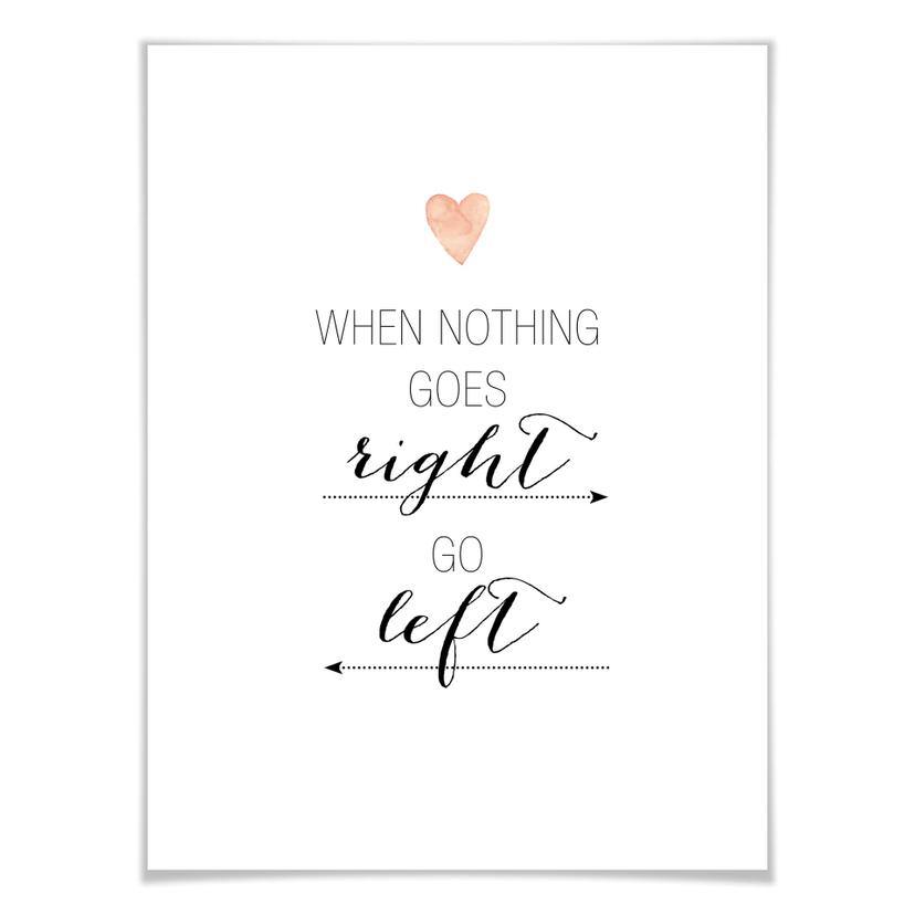 Poster Confetti & Cream - When nothing goes right