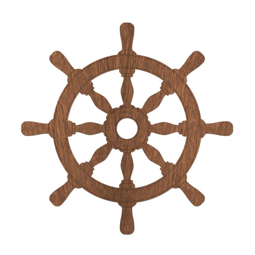 Decoro in legno -Timone