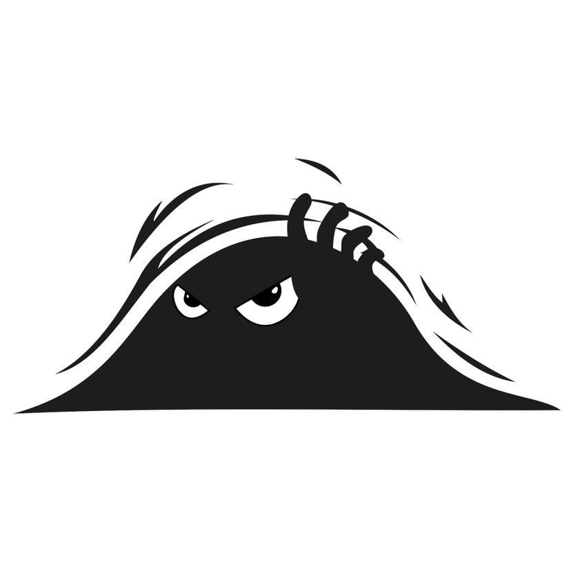 Sticker mural - Monstre