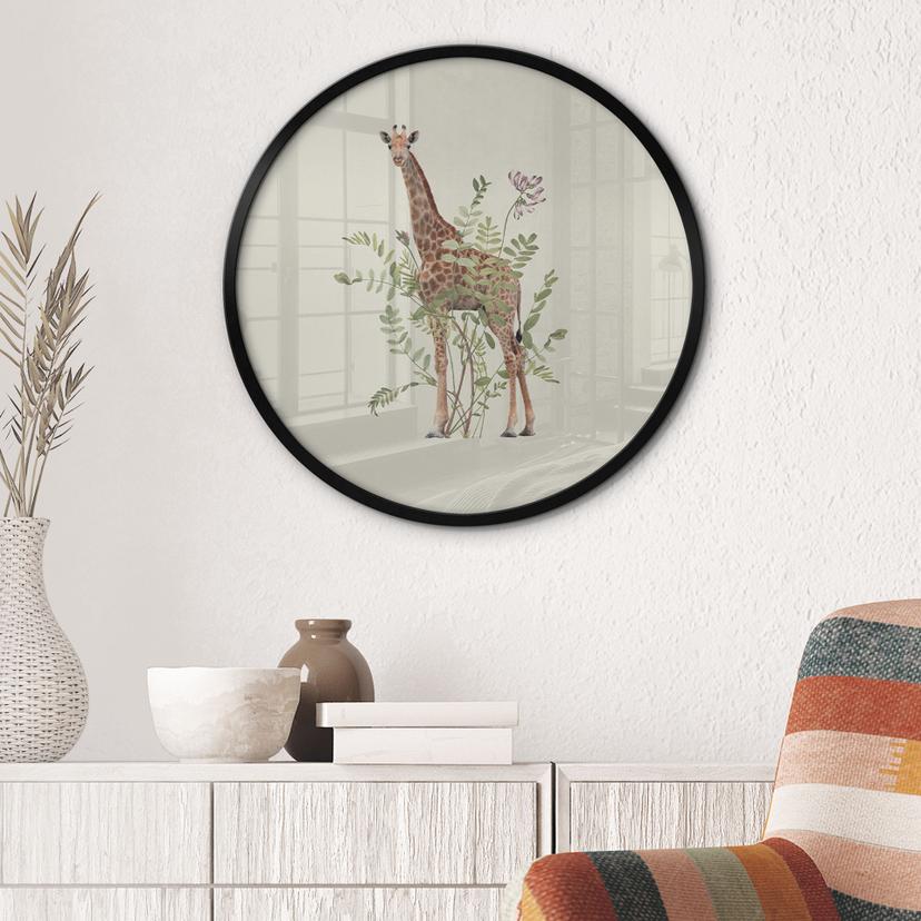 Poster Girafe florale - Frida Floral Studio
