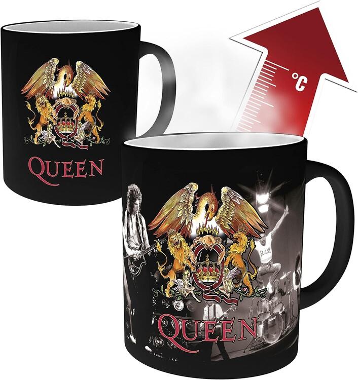 Krus, keramikkrus Queen - Crest (Bravado) - farveskiftkrus