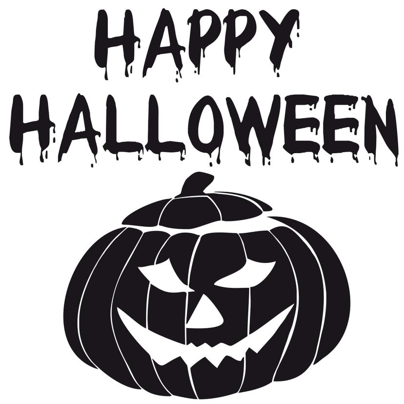 Adesivo murale - Happy Halloween