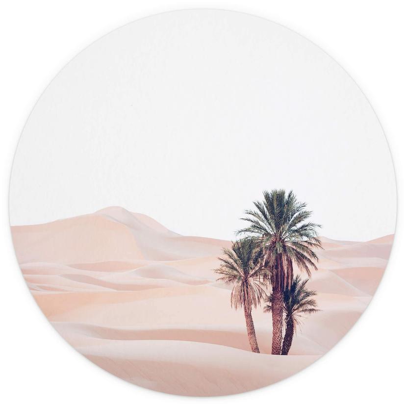 Fotomurale tondo Sisi & Seb - Deserto onirico - carta da parati in tessuto non tessuto/carta da para