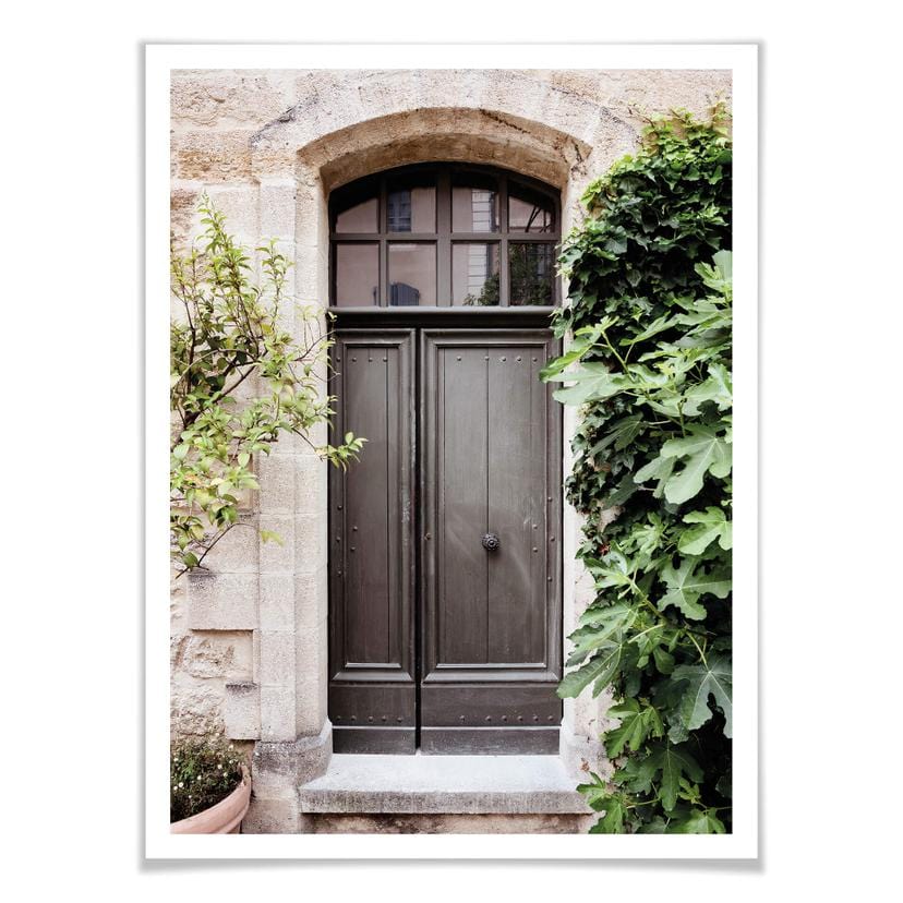 Poster Hugonnard - Porta in legno