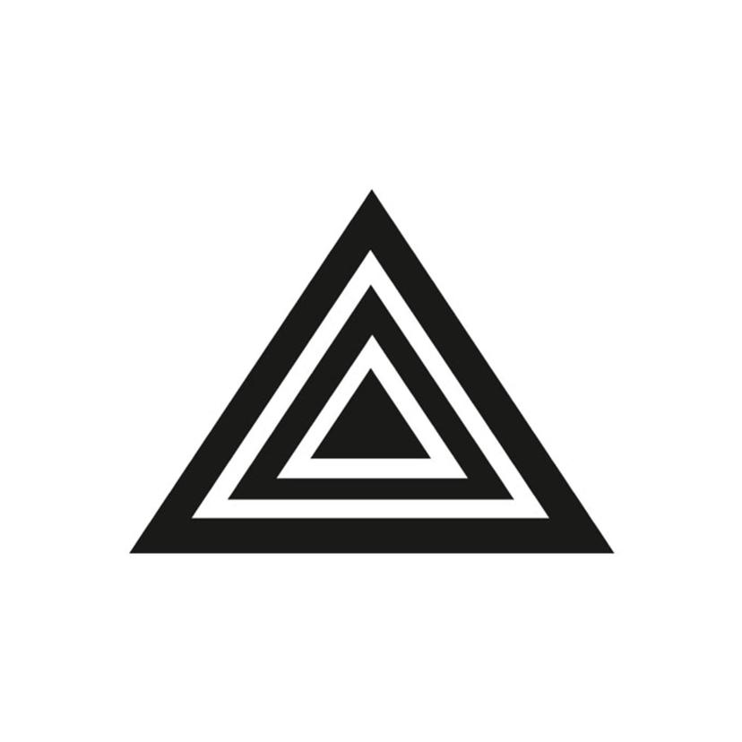 Sticker mural - Set Triangles
