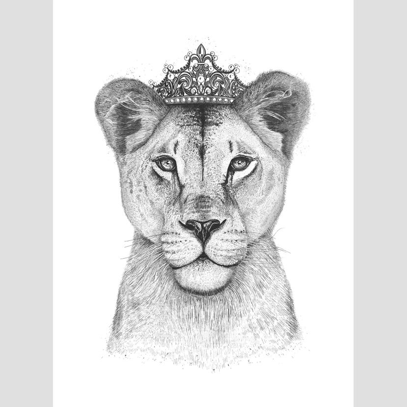 Fototapete Korenkova - The Lioness Queen