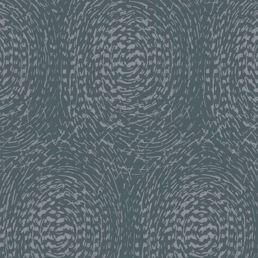 Carta da parati Alpha - Cerchi metallic
