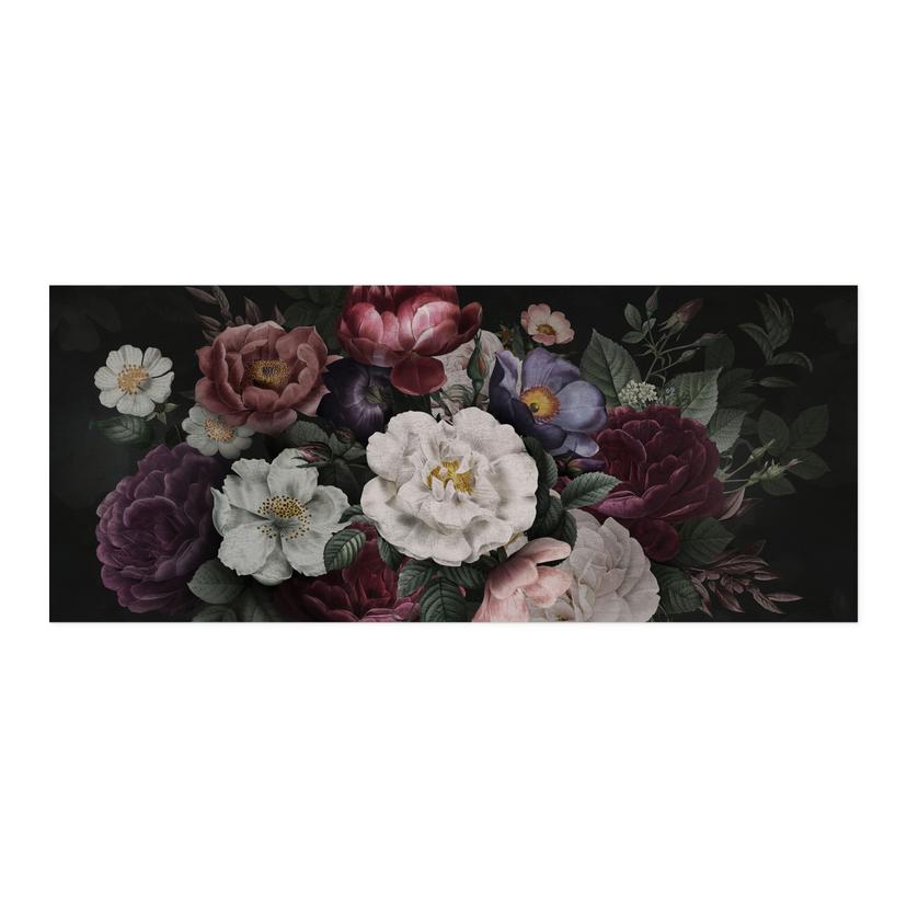Selvklæbende Stænkplade til køkken Blomster stilleben i redouté stil - Bloomery Decor