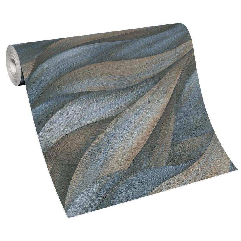Erismann Vliesbehang Casual Chic Blauw